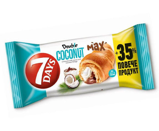 Кроасан Какао и Кокос 7 Days Double Max 80 г