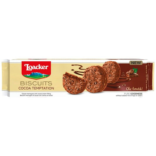 Бисквити Loacker Какаово изкушение 80 г