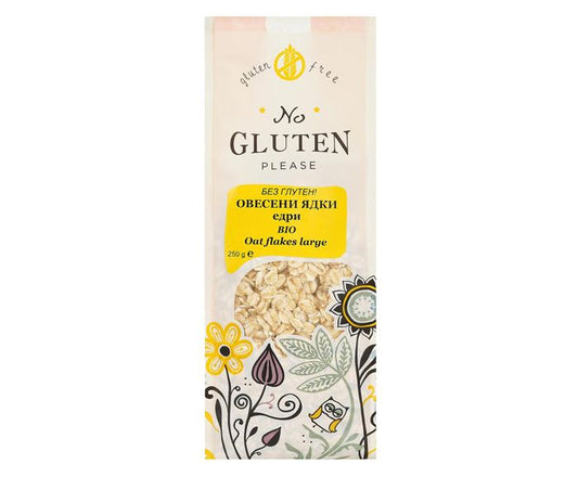 Овесени Ядки Едри Без Глутен, без Захар No Gluten Please 250 г