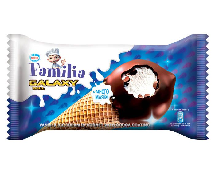 Сладолед Galaxy Ванилия 75 г