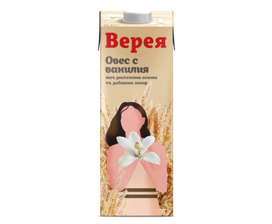 Веган Напитка с Овес и Ванилия Без Лактоза и Без Добавена Захар Верея 1 л