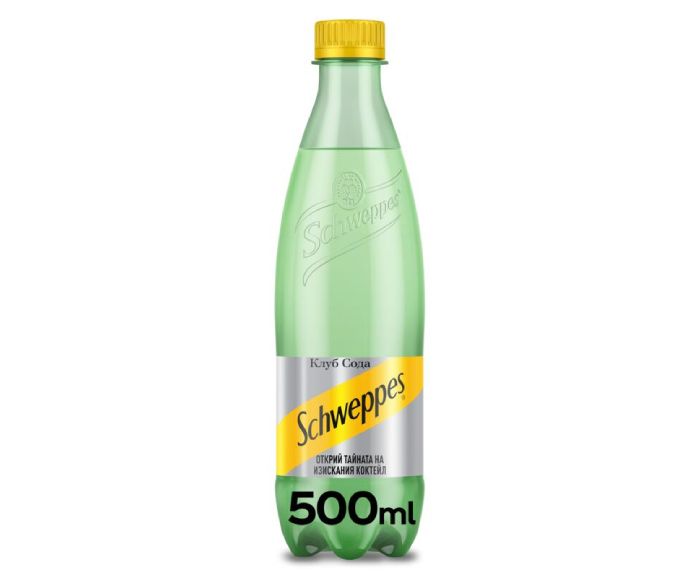 Газирана Вода Schweppes Клуб Сода 500 мл