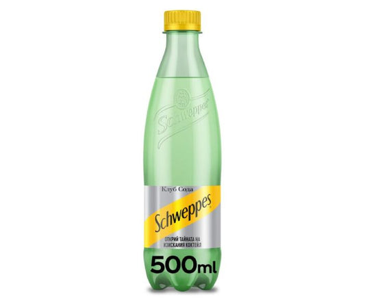 Газирана Вода Schweppes Клуб Сода 500 мл